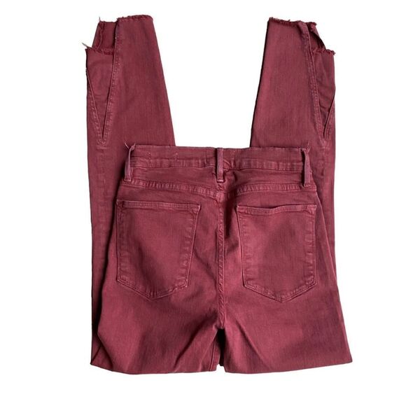 FRAME Le High Skinny Jeans Raw Step Hem Size 26 - Picture 4 of 7